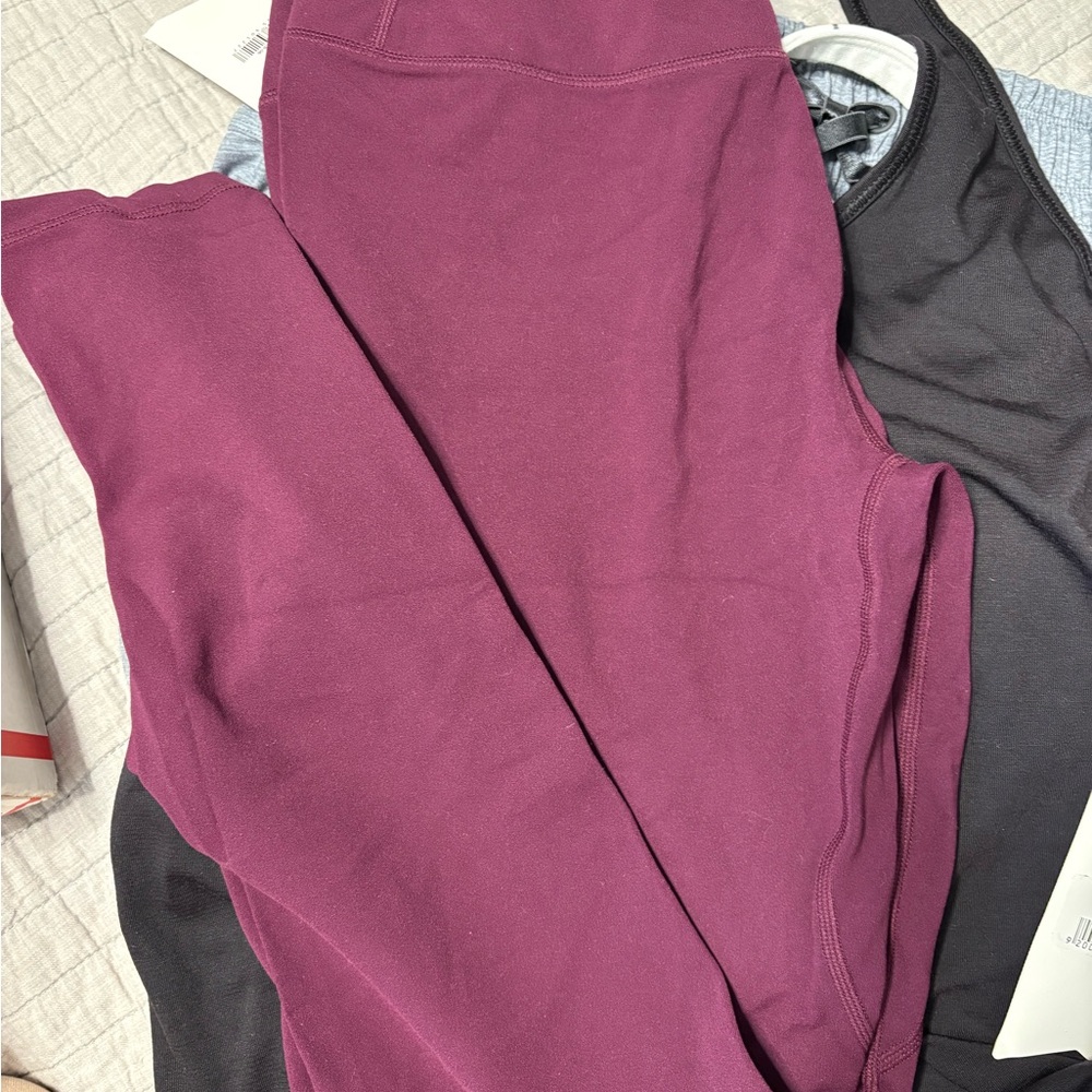 Stori Burgundy Perseverance Leggings - Picture 2 of 2
